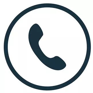 Icon mit Telefonhörer